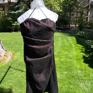 David Meister strapless cocktail dress size 8.